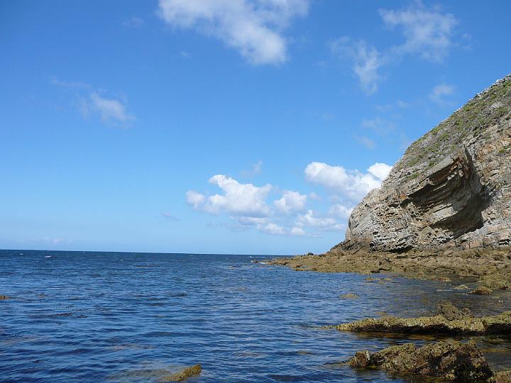 P1010590.JPG - Cap de la Chèvre, Blick aufs Meer